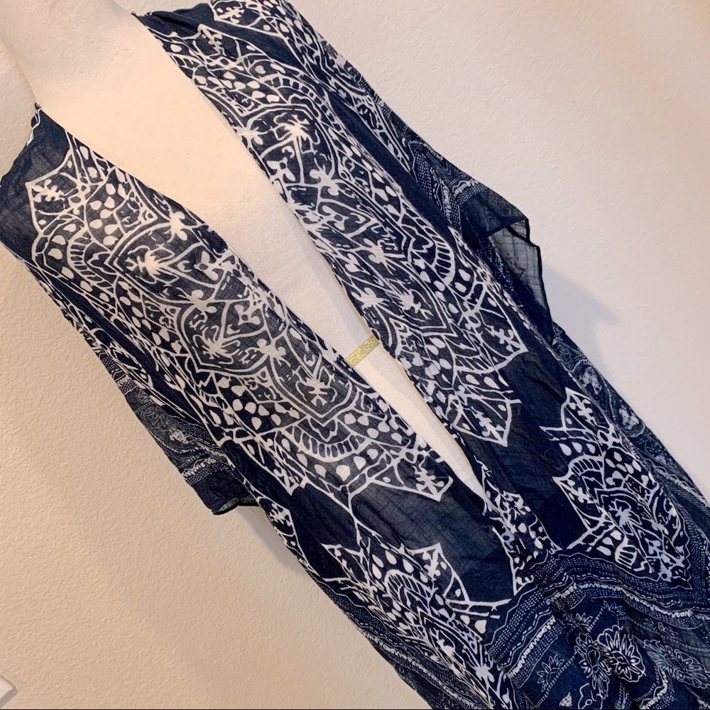 Lulus Paisley Longline Kimono 💙